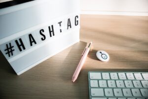 hashtag pen keyboard